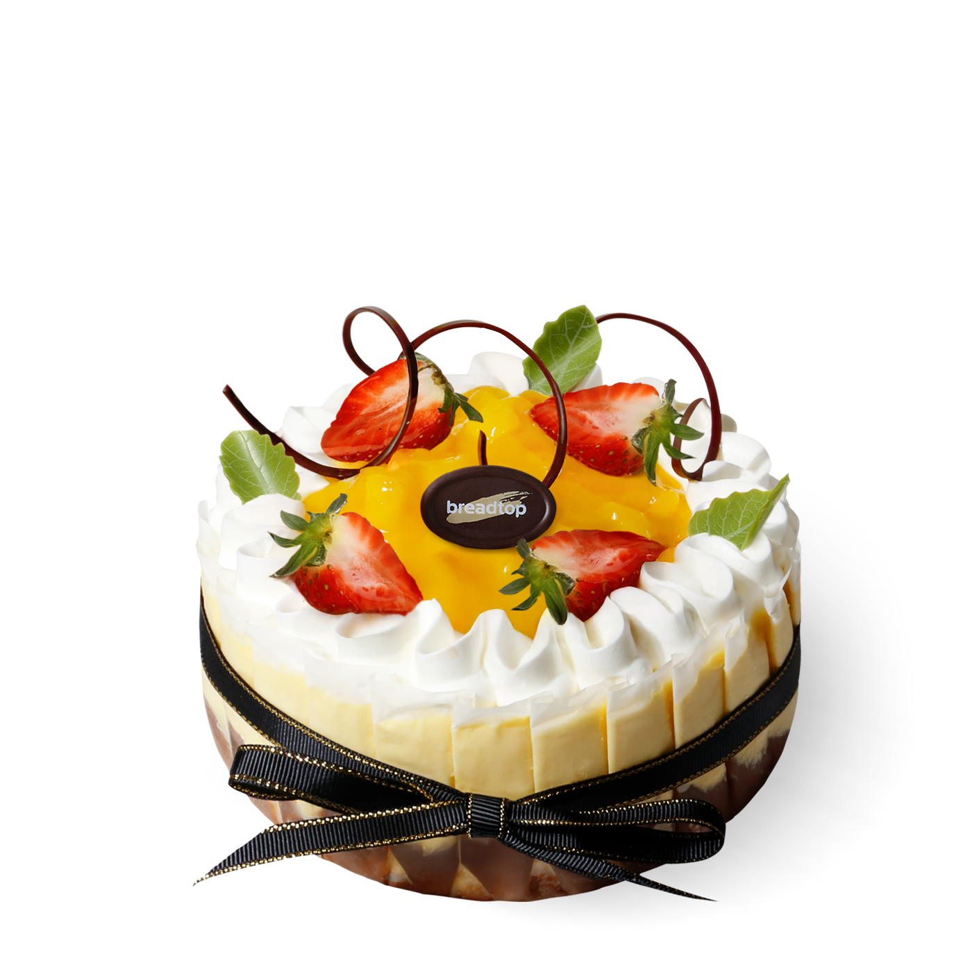 Mango Mousse Basque Cheesecake from Breadtop's official product range